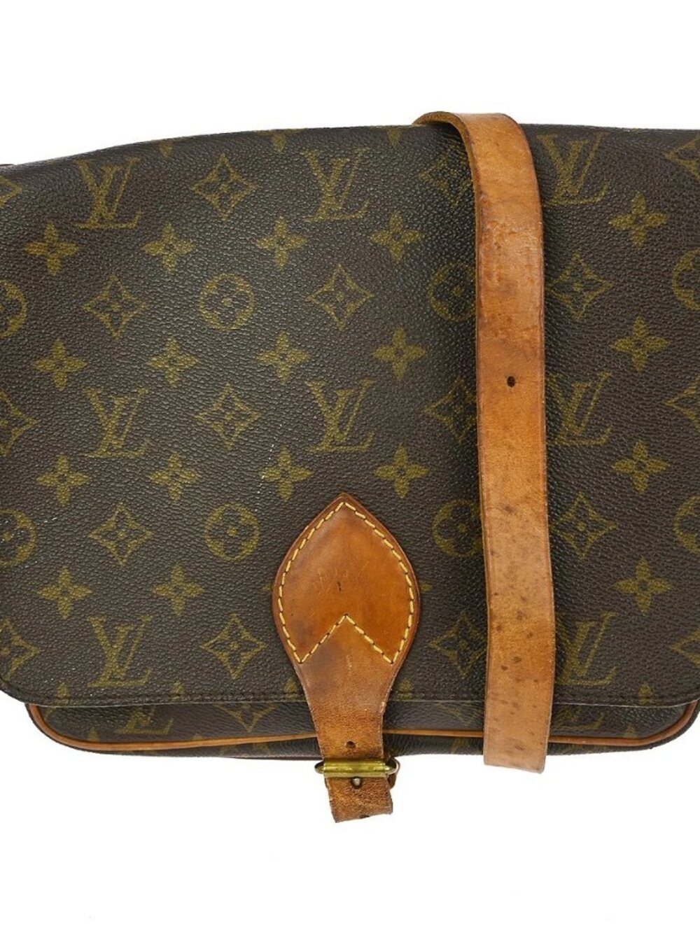 LOUIS VUITTON CARTOUCHIERE GM SHOULDER BAG M51252 SL0961 RQ01597 - Picture 1 of 10